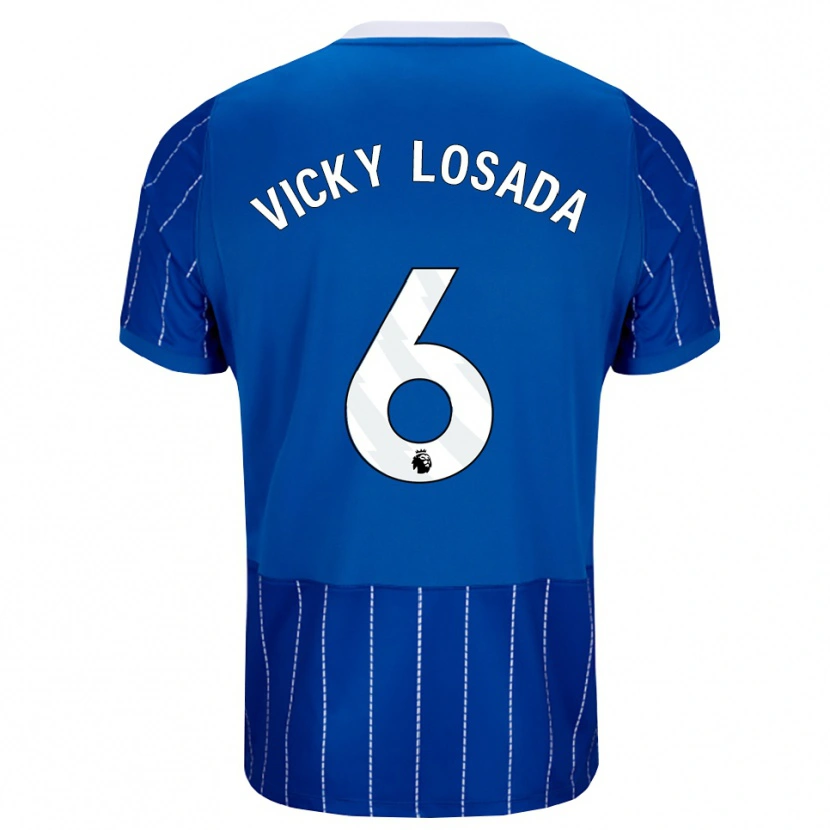 Danxen Kid María Victoria Losada Gómez #6 Medium Blue White Home Jersey 2026/27 T-Shirt