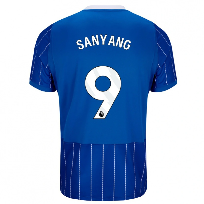 Danxen Kid Musa Sanyang #9 Medium Blue White Home Jersey 2026/27 T-Shirt