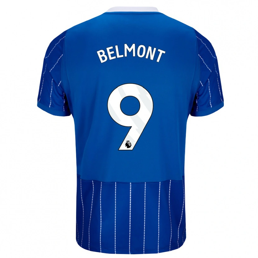 Danxen Kid Joe Belmont #9 Medium Blue White Home Jersey 2026/27 T-Shirt
