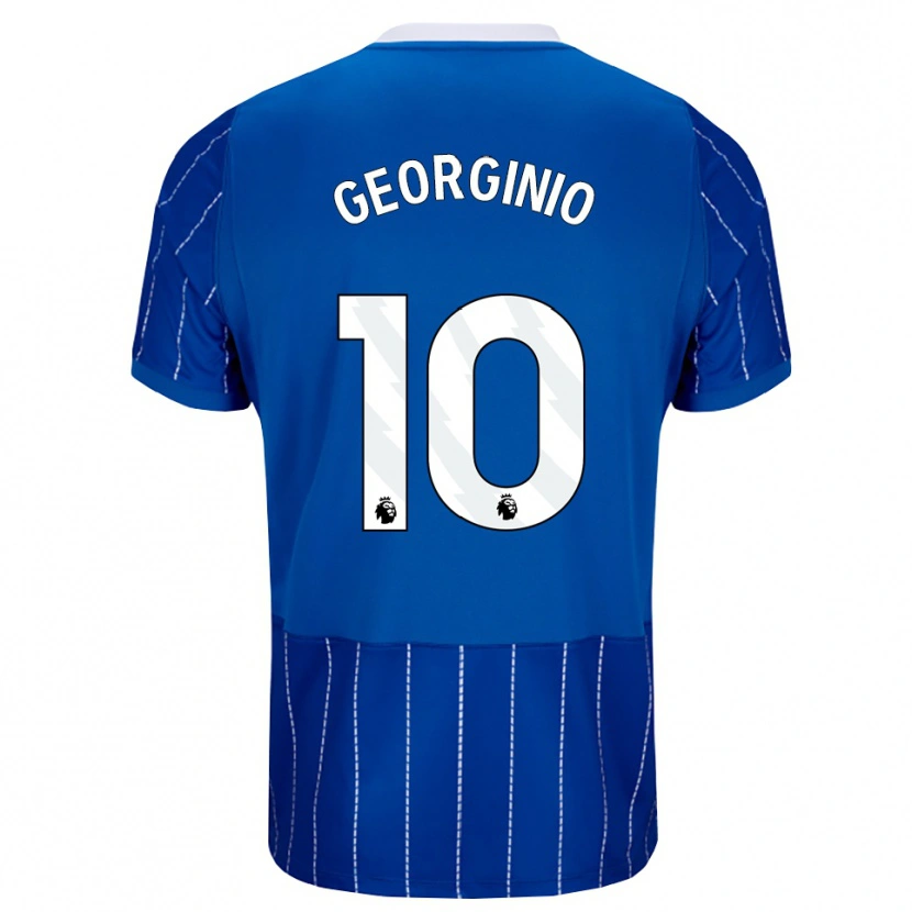 Danxen Kid Georginio Rutter #10 Medium Blue White Home Jersey 2026/27 T-Shirt