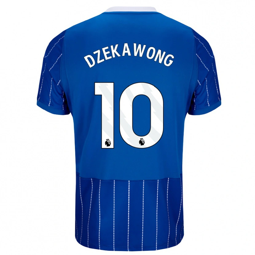 Danxen Kid Finn Dzekawong #10 Medium Blue White Home Jersey 2026/27 T-Shirt
