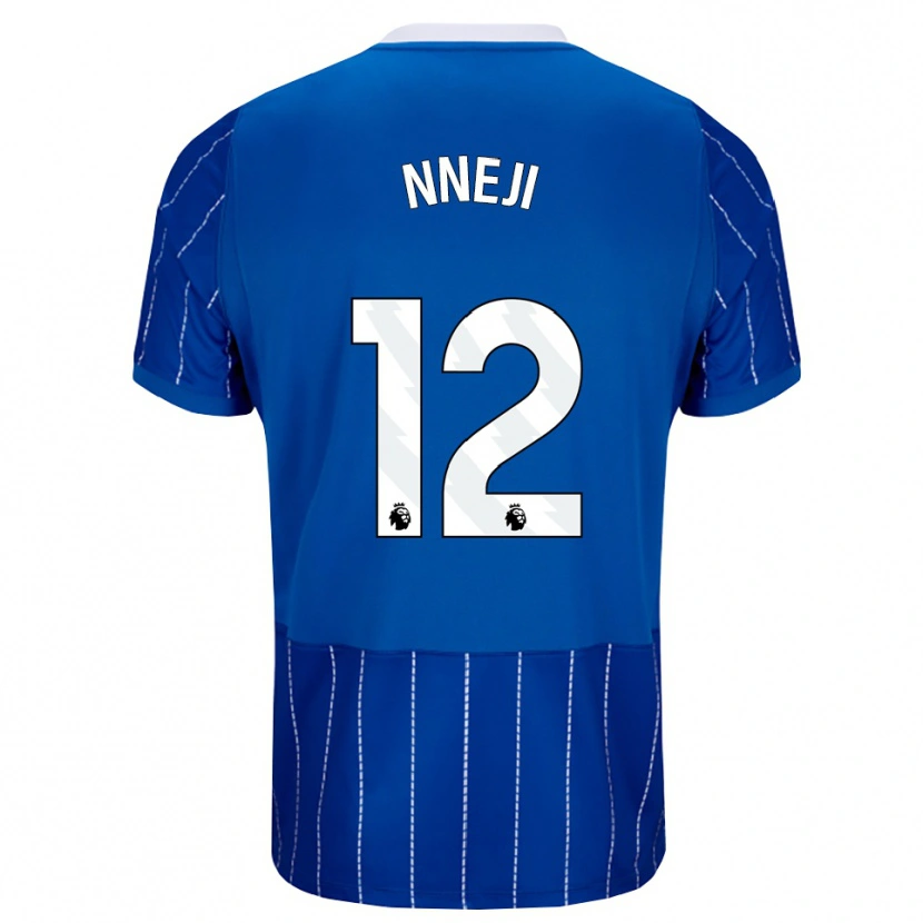 Danxen Kid Daniel Nneji #12 Medium Blue White Home Jersey 2026/27 T-Shirt