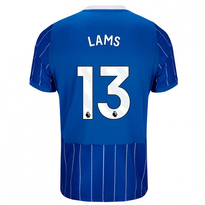 Danxen Kid George Lams #13 Medium Blue White Home Jersey 2026/27 T-Shirt