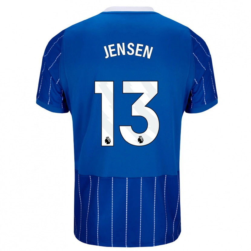 Danxen Kid Sebastian Jensen #13 Medium Blue White Home Jersey 2026/27 T-Shirt