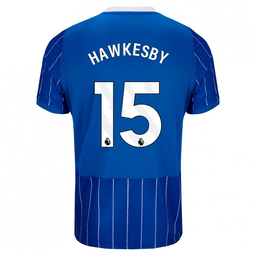 Danxen Kid Mackenzie Hawkesby #15 Medium Blue White Home Jersey 2026/27 T-Shirt