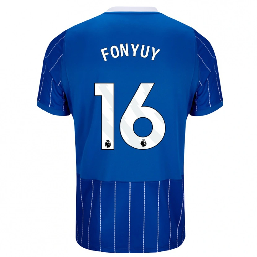 Danxen Kid Aedan Fonyuy #16 Medium Blue White Home Jersey 2026/27 T-Shirt