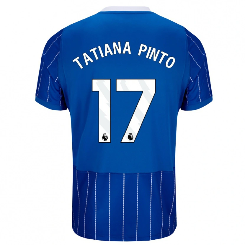 Danxen Kid Tatiana Vanessa Ferreira Pinto #17 Medium Blue White Home Jersey 2026/27 T-Shirt