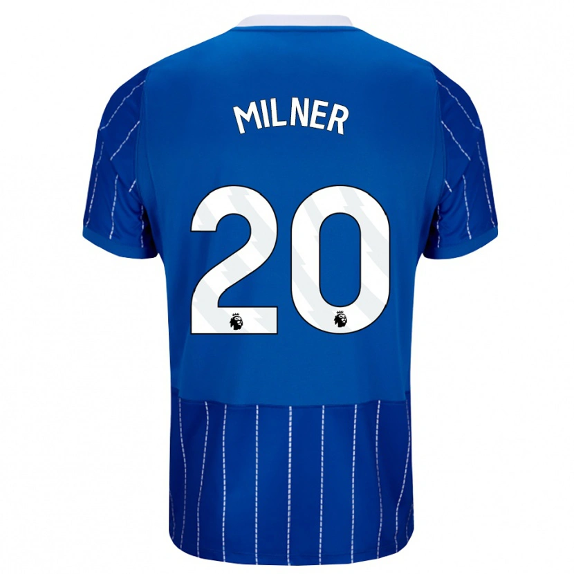 Danxen Kid James Milner #20 Medium Blue White Home Jersey 2026/27 T-Shirt