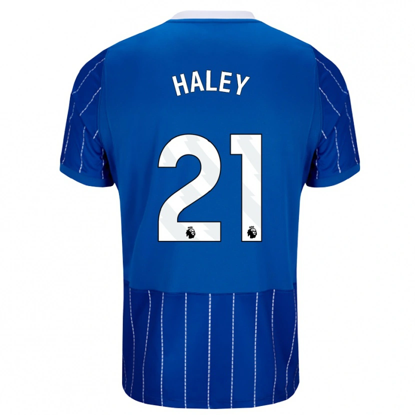 Danxen Kid Madison Haley #21 Medium Blue White Home Jersey 2026/27 T-Shirt