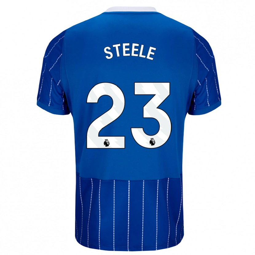 Danxen Kid Jason Steele #23 Medium Blue White Home Jersey 2026/27 T-Shirt