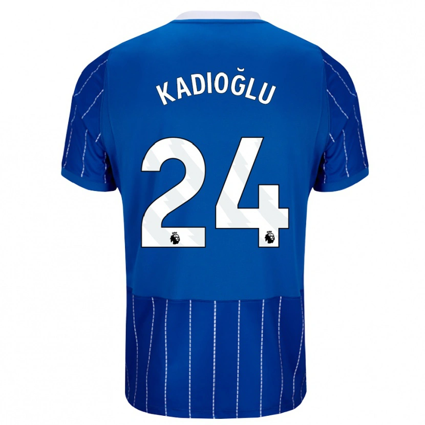 Danxen Kid Ferdi Kadıoğlu #24 Medium Blue White Home Jersey 2026/27 T-Shirt