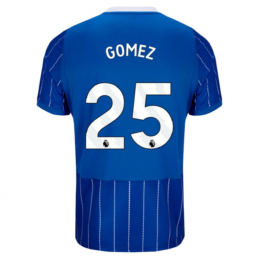 Danxen Kid Diego Gómez #25 Medium Blue White Home Jersey 2026/27 T-Shirt