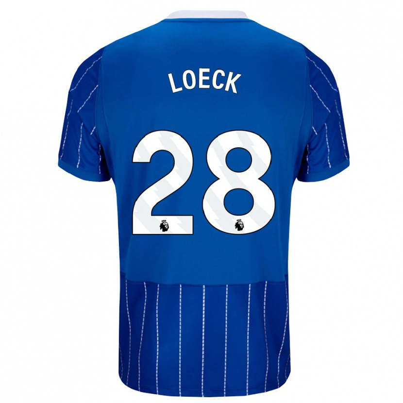 Danxen Kid Melina Loeck #28 Medium Blue White Home Jersey 2026/27 T-Shirt