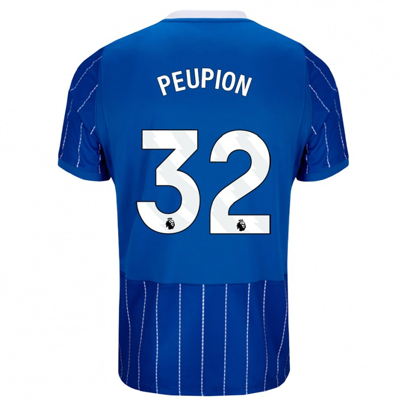 Danxen Kid Cameron Peupion #32 Medium Blue White Home Jersey 2026/27 T-Shirt