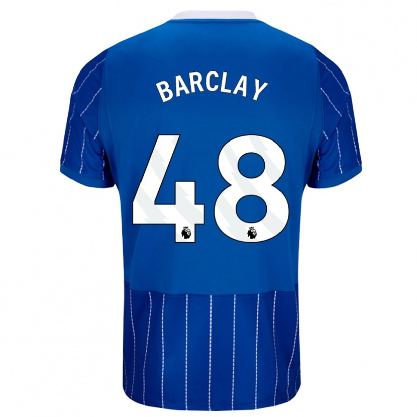 Danxen Kid Ben Barclay #48 Medium Blue White Home Jersey 2026/27 T-Shirt
