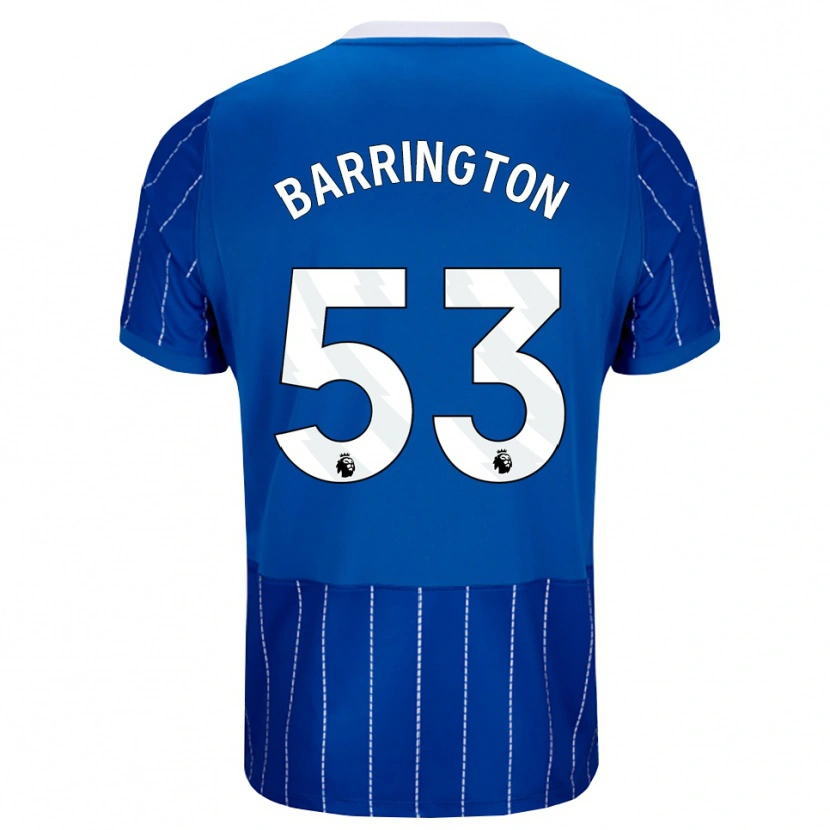 Danxen Kid Luca Barrington #53 Medium Blue White Home Jersey 2026/27 T-Shirt