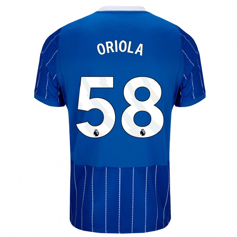 Danxen Kid Nehemiah Oriola #58 Medium Blue White Home Jersey 2026/27 T-Shirt