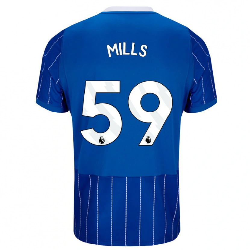 Danxen Kid Harry Mills #59 Medium Blue White Home Jersey 2026/27 T-Shirt