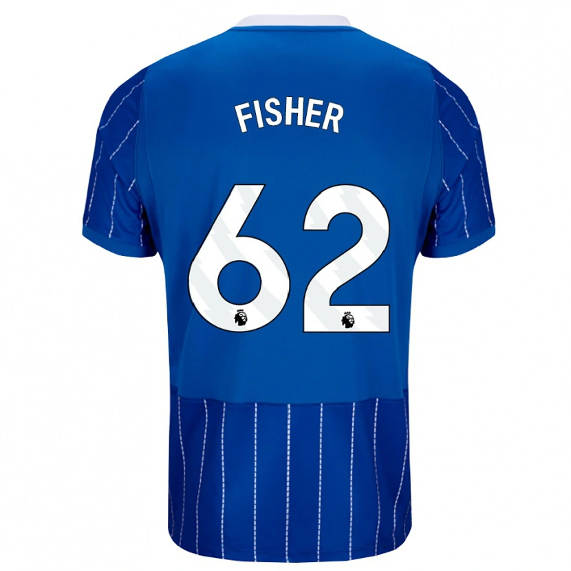 Danxen Kid Hugo Fisher #62 Medium Blue White Home Jersey 2026/27 T-Shirt