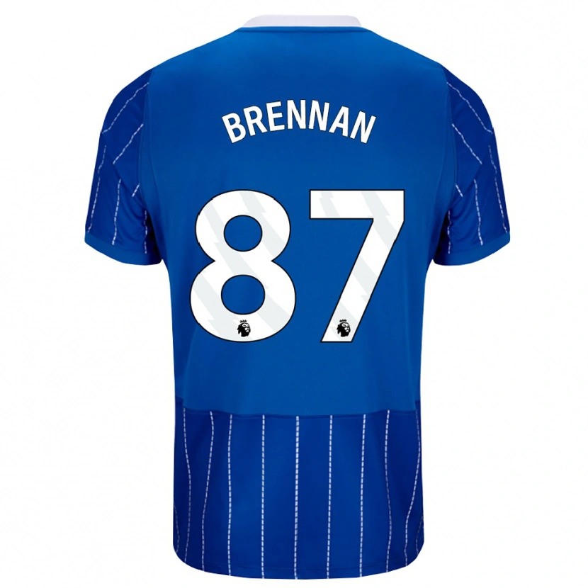 Danxen Kid Zach Brennan #87 Medium Blue White Home Jersey 2026/27 T-Shirt