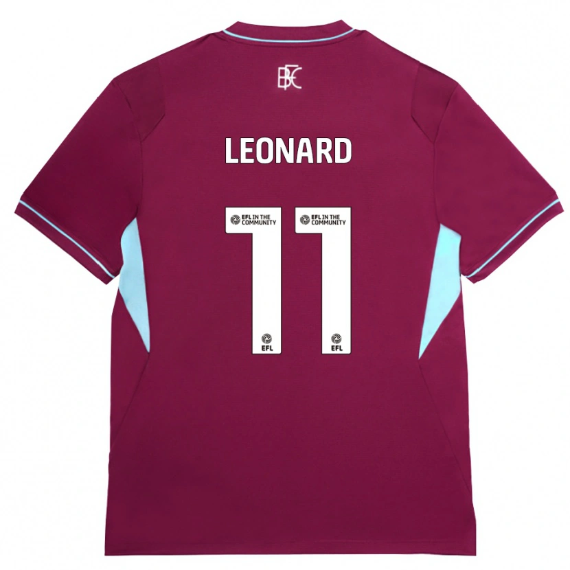 Danxen Kid Tambwe Leonard #11 Burgundy Green Home Jersey 2026/27 T-Shirt
