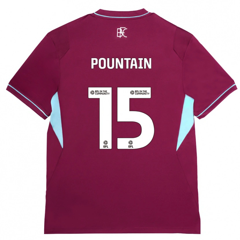 Danxen Kid Nathan Pountain #15 Burgundy Green Home Jersey 2026/27 T-Shirt