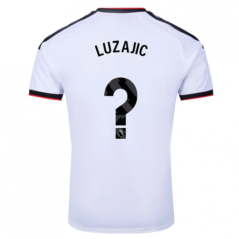 Danxen Kid Stefan Luzajic #0 White Black Red Home Jersey 2026/27 T-Shirt