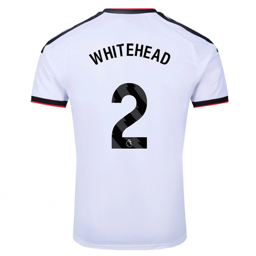 Danxen Kid Daniel Whitehead #2 White Black Red Home Jersey 2026/27 T-Shirt