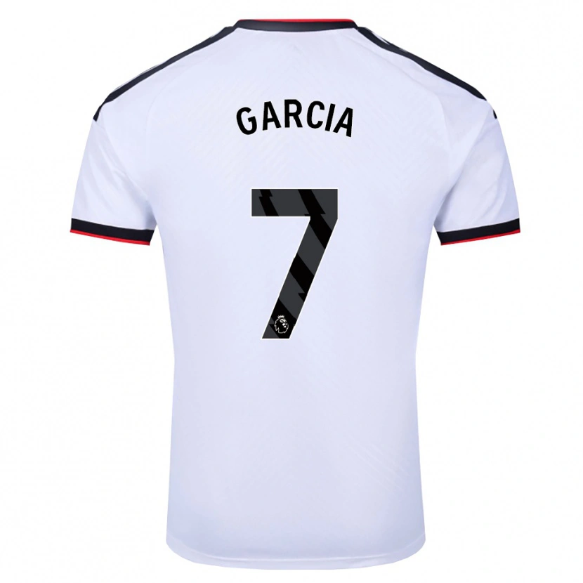 Danxen Kid Gonzalo García #7 White Black Red Home Jersey 2026/27 T-Shirt