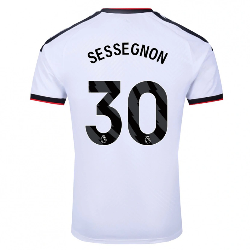 Danxen Kid Ryan Sessegnon #30 White Black Red Home Jersey 2026/27 T-Shirt