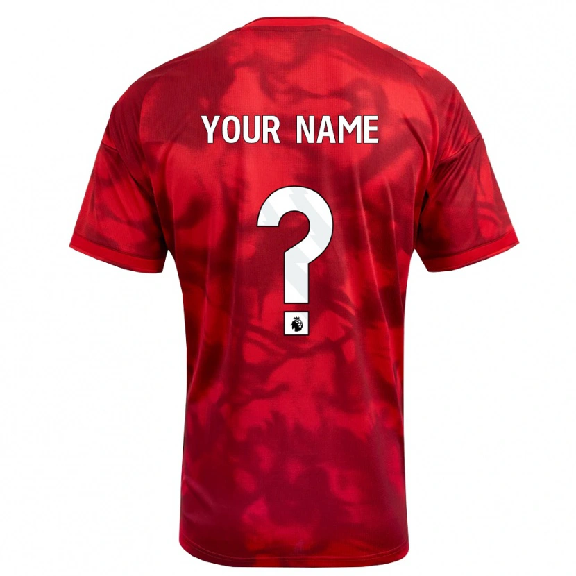 Danxen Kid Your Name #0 Crimson White Home Jersey 2026/27 T-Shirt