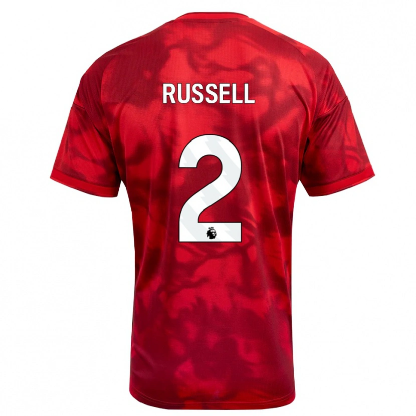 Danxen Kid Blaine Russell #2 Crimson White Home Jersey 2026/27 T-Shirt