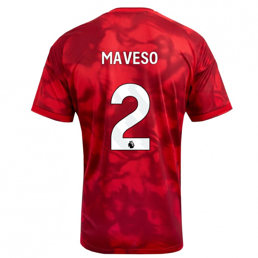 Danxen Kid Jaydon Maveso #2 Crimson White Home Jersey 2026/27 T-Shirt