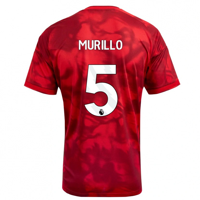 Danxen Kid Murillo Santiago Costa Dos Santos #5 Crimson White Home Jersey 2026/27 T-Shirt