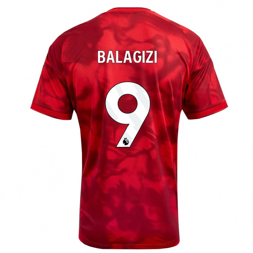 Danxen Kid Basima Balagizi #9 Crimson White Home Jersey 2026/27 T-Shirt