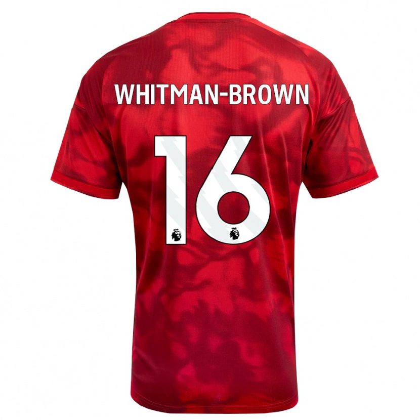 Danxen Kid Chae Whitman-Brown #16 Crimson White Home Jersey 2026/27 T-Shirt