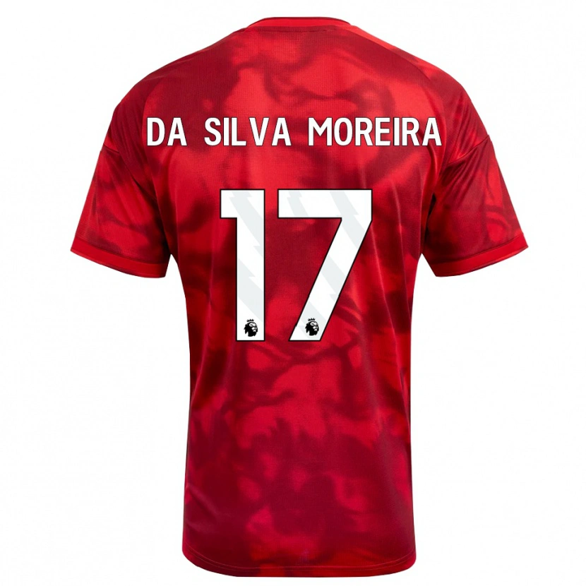 Danxen Kid Eric Da Silva Moreira #17 Crimson White Home Jersey 2026/27 T-Shirt