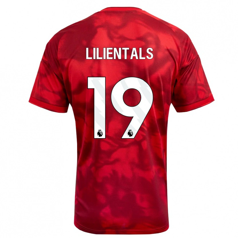 Danxen Kid Matiss Lilientals #19 Crimson White Home Jersey 2026/27 T-Shirt