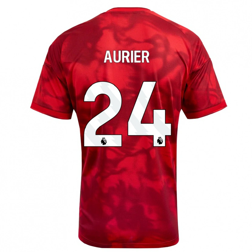 Danxen Kid Serge Aurier #24 Crimson White Home Jersey 2026/27 T-Shirt