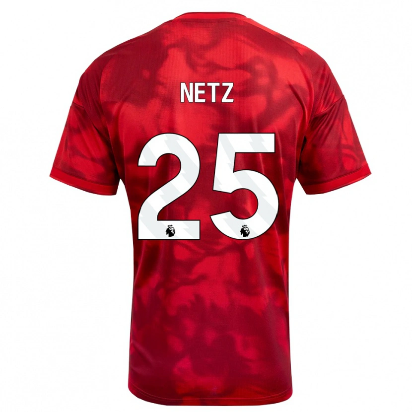 Danxen Kid Luca Netz #25 Crimson White Home Jersey 2026/27 T-Shirt