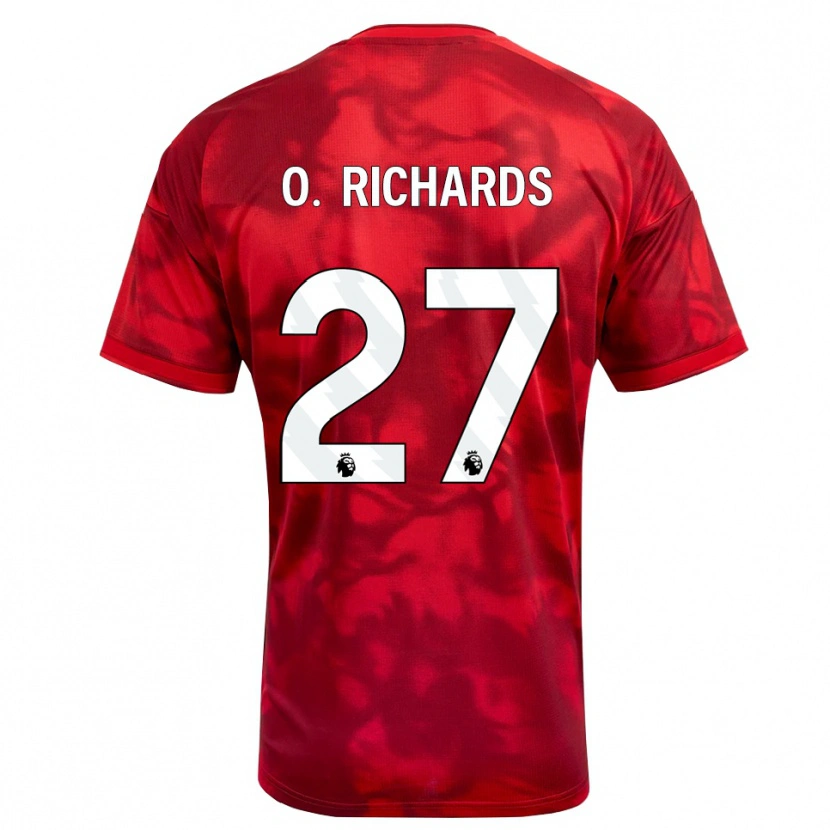 Danxen Kid Omar Richards #27 Crimson White Home Jersey 2026/27 T-Shirt