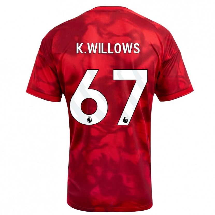 Danxen Kid Keehan Willows #67 Crimson White Home Jersey 2026/27 T-Shirt