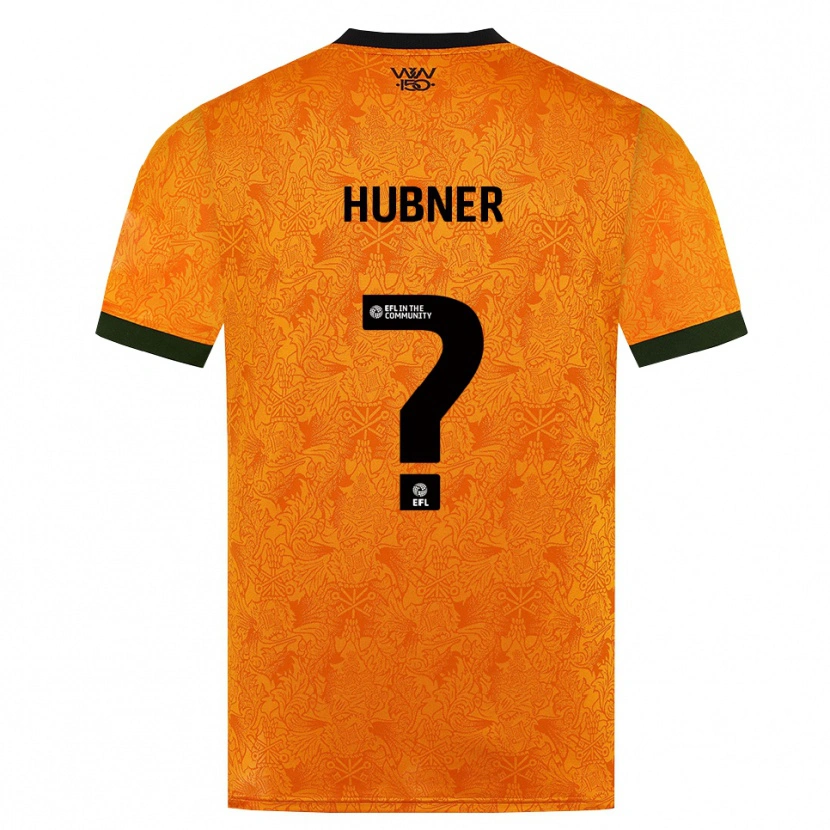 Danxen Kid Justin Hubner #0 Orange Black Home Jersey 2026/27 T-Shirt