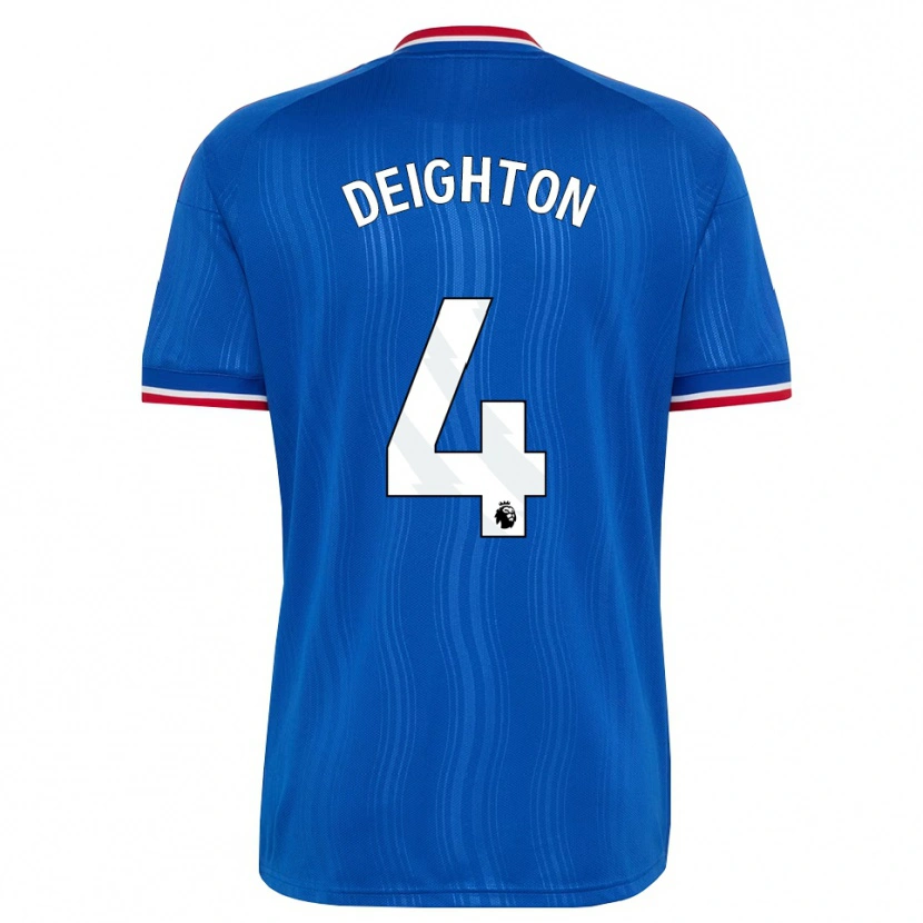 Danxen Kid Joe Deighton #4 Blue White Red Away Jersey 2026/27 T-Shirt