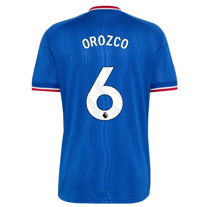Danxen Kid Cristian Orozco #6 Blue White Red Away Jersey 2026/27 T-Shirt