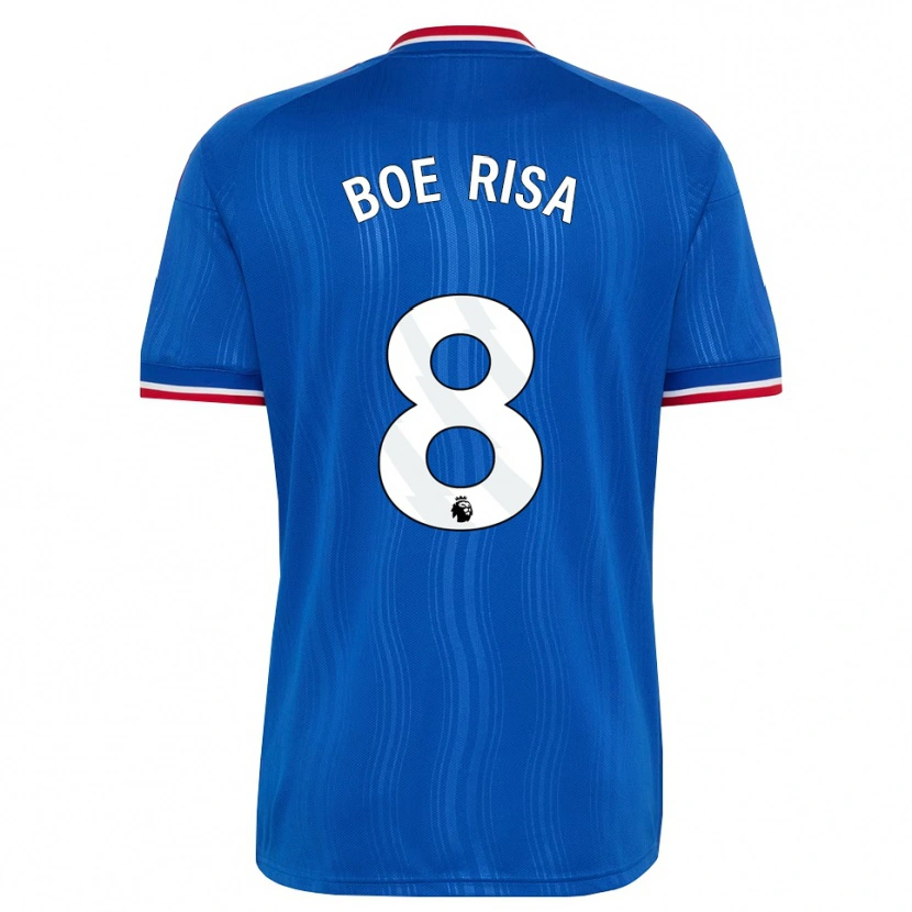 Danxen Kid Vilde Boe Risa #8 Blue White Red Away Jersey 2026/27 T-Shirt
