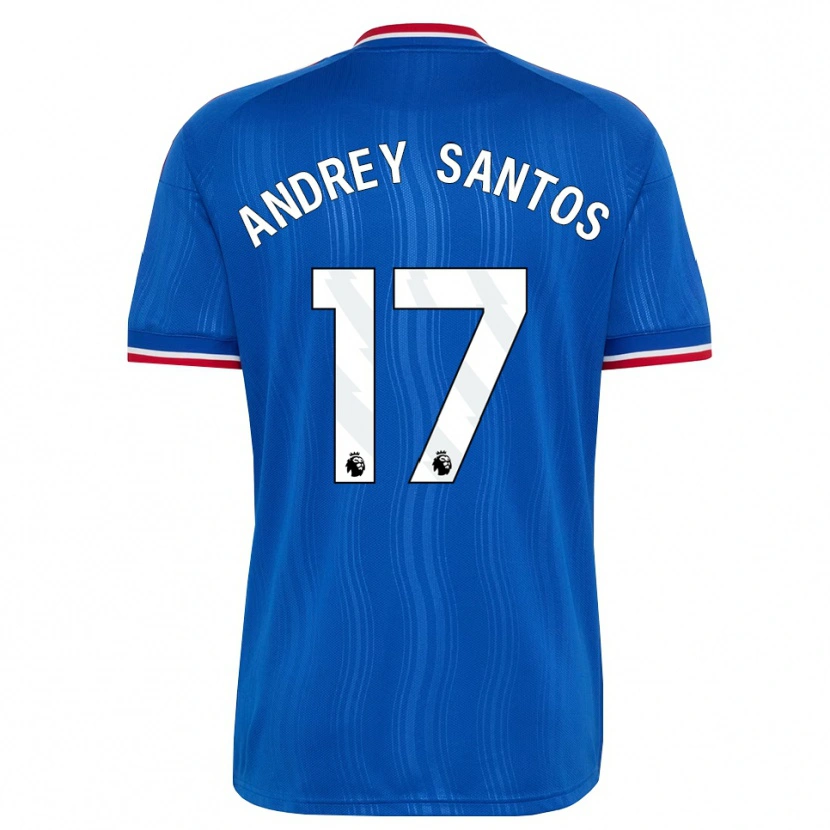 Danxen Kid Andrey Santos #17 Blue White Red Away Jersey 2026/27 T-Shirt