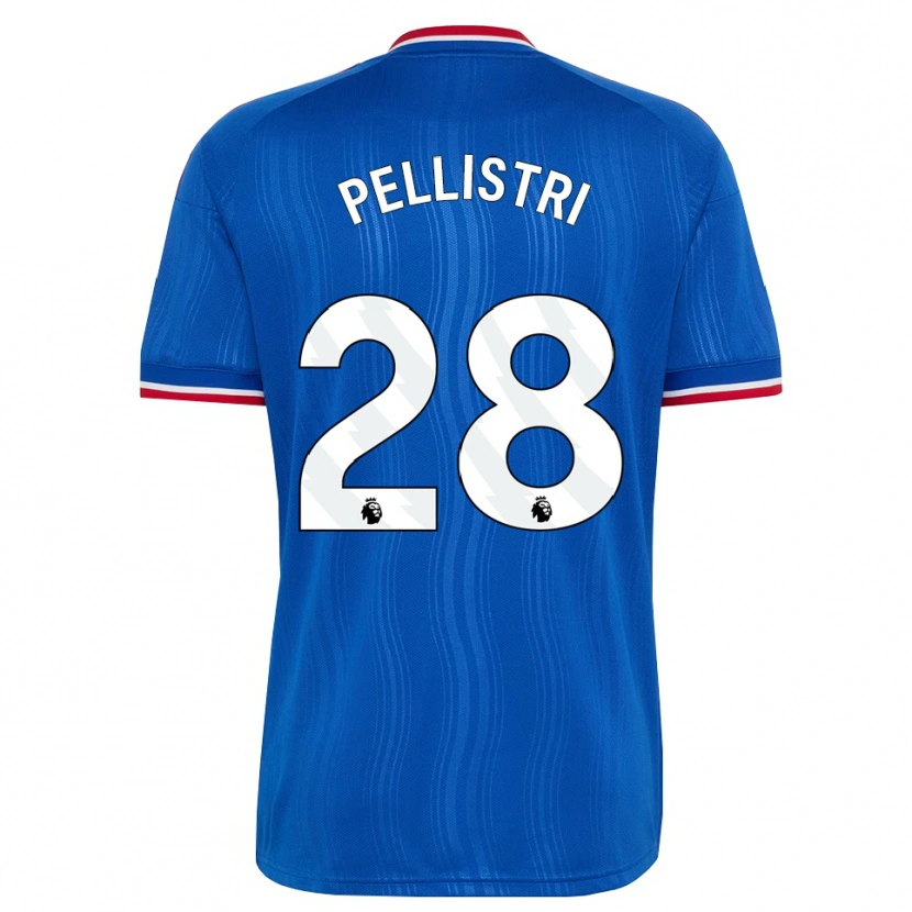 Danxen Kid Facundo Pellistri #28 Blue White Red Away Jersey 2026/27 T-Shirt