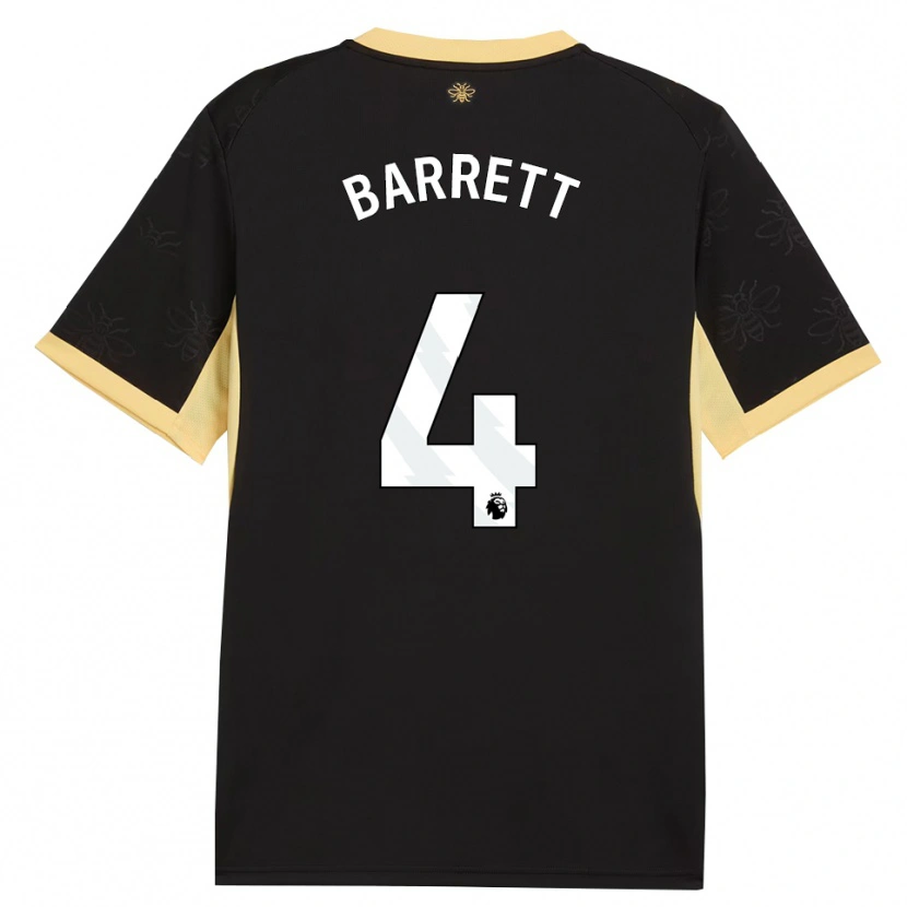Danxen Kid Marlow Barrett #4 Black Yellow Away Jersey 2026/27 T-Shirt