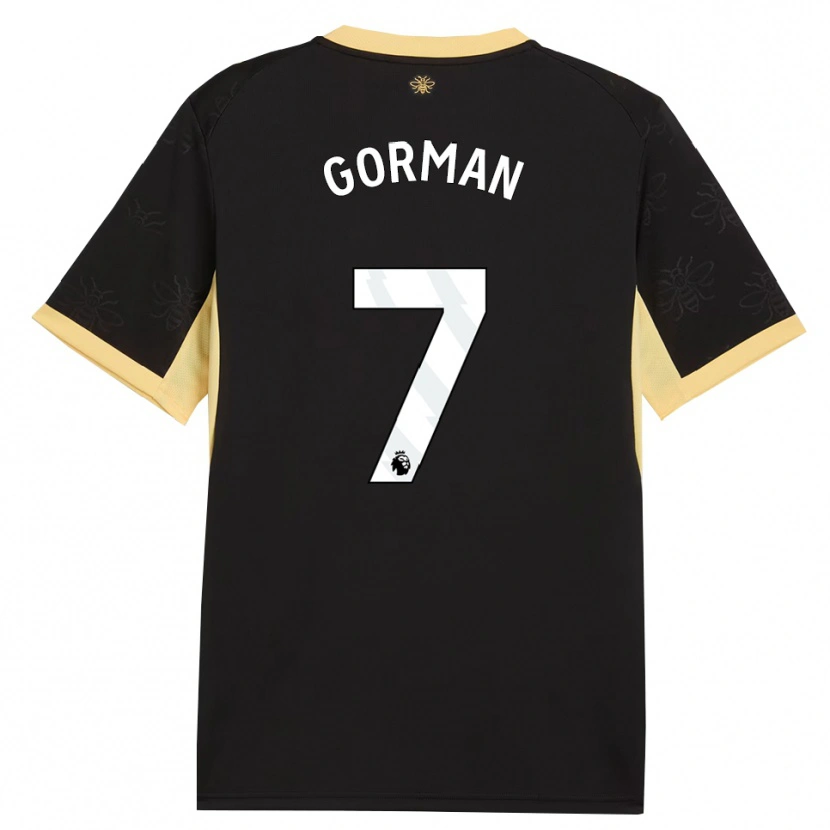 Danxen Kid Finlay Gorman #7 Black Yellow Away Jersey 2026/27 T-Shirt